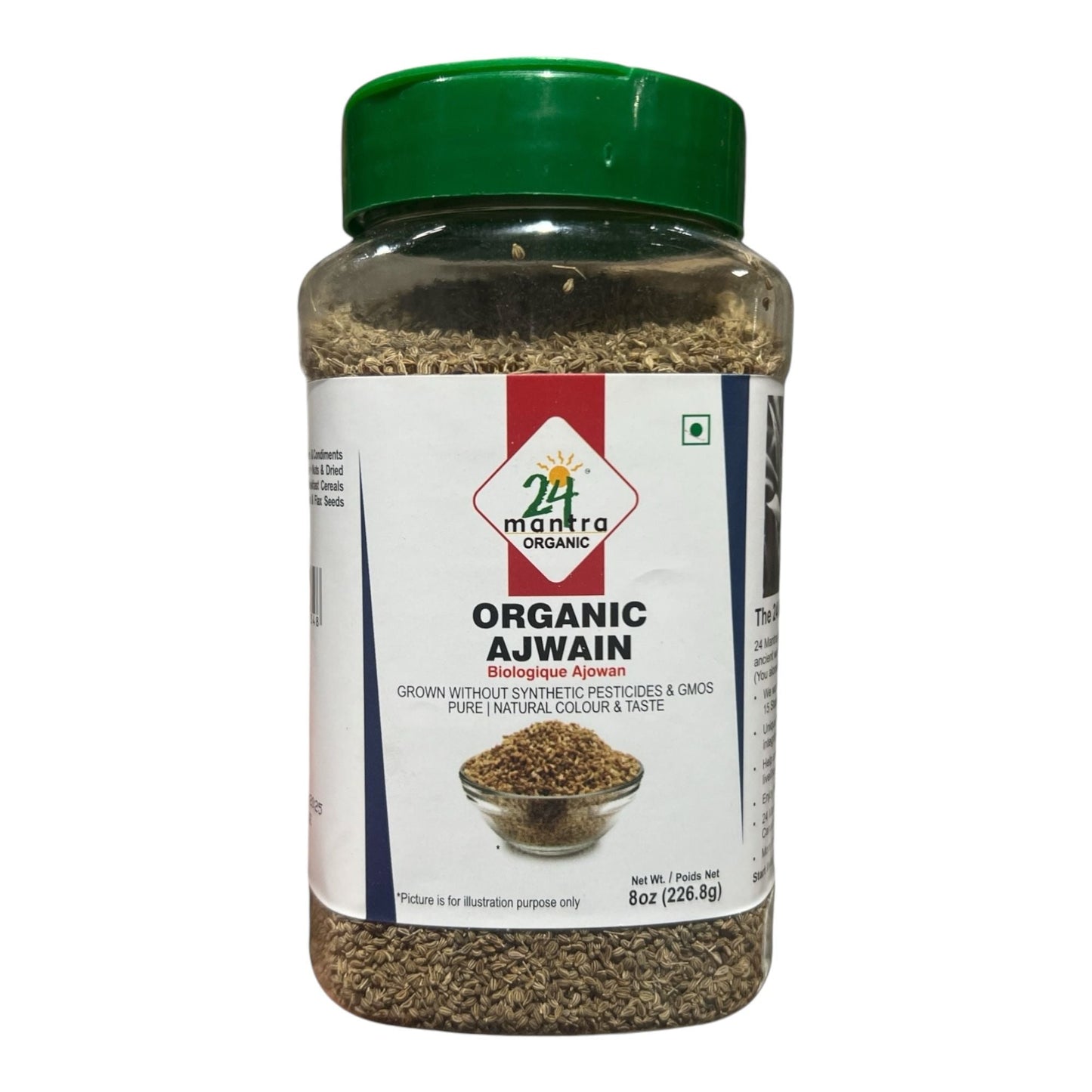 24M Organic Ajwain 8 Oz