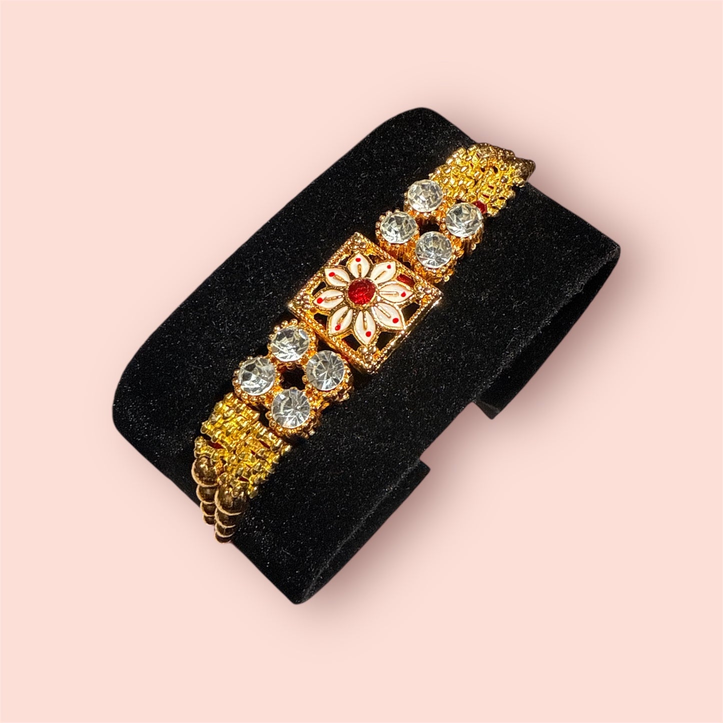 Rakhi Floral Gold