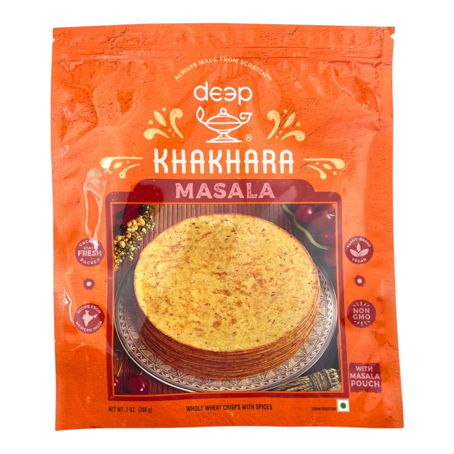 Deep Kha Masala Khakhra 7 Oz