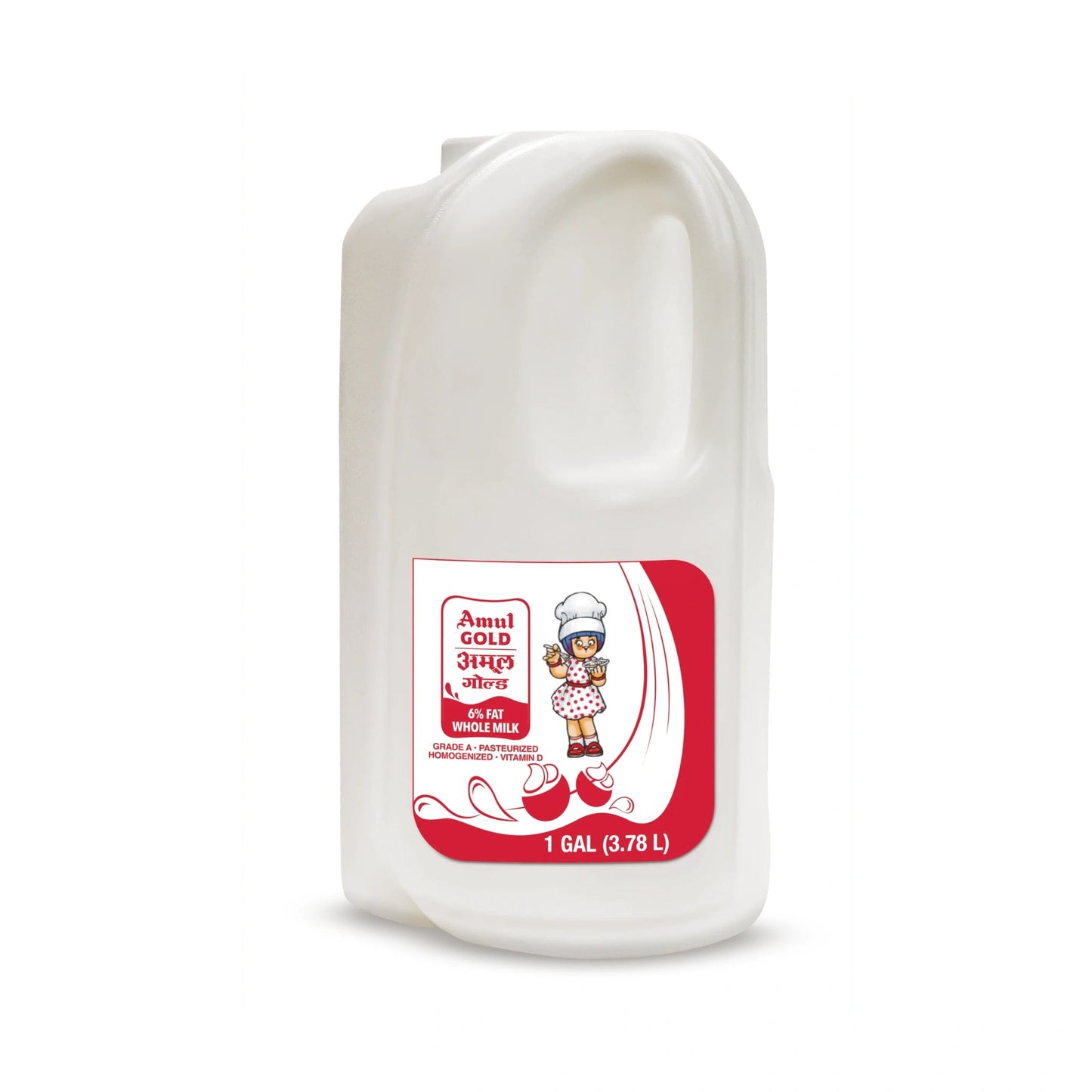 Amul 6% Fat Whole Milk 1 Gallon