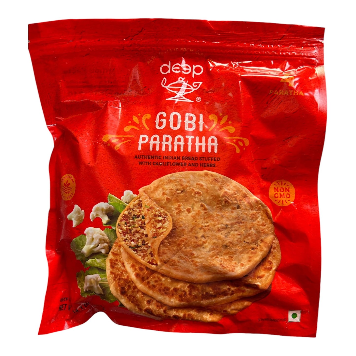 Deep Frozen Gobi Paratha (Pack of 4)