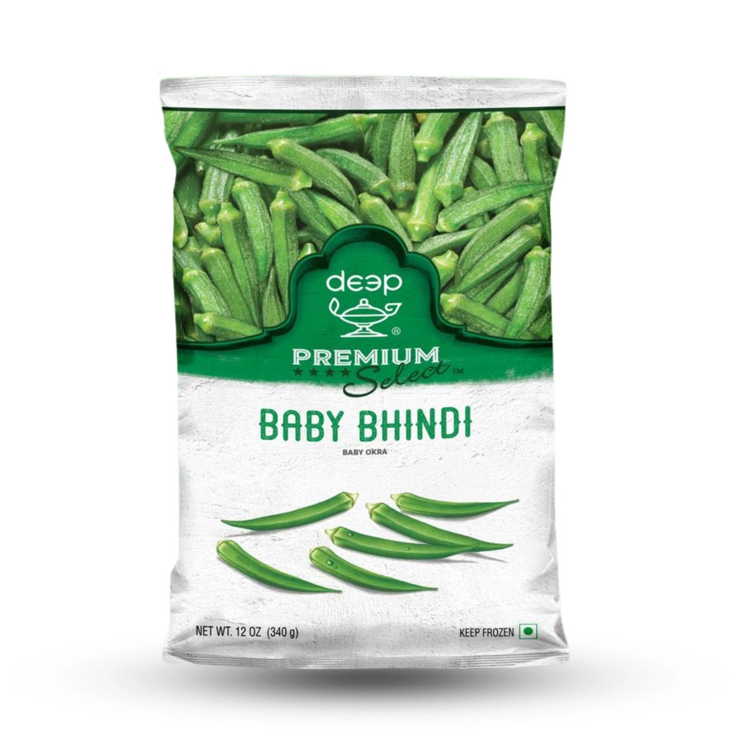 Frozen Deep Baby Okra 12 Oz