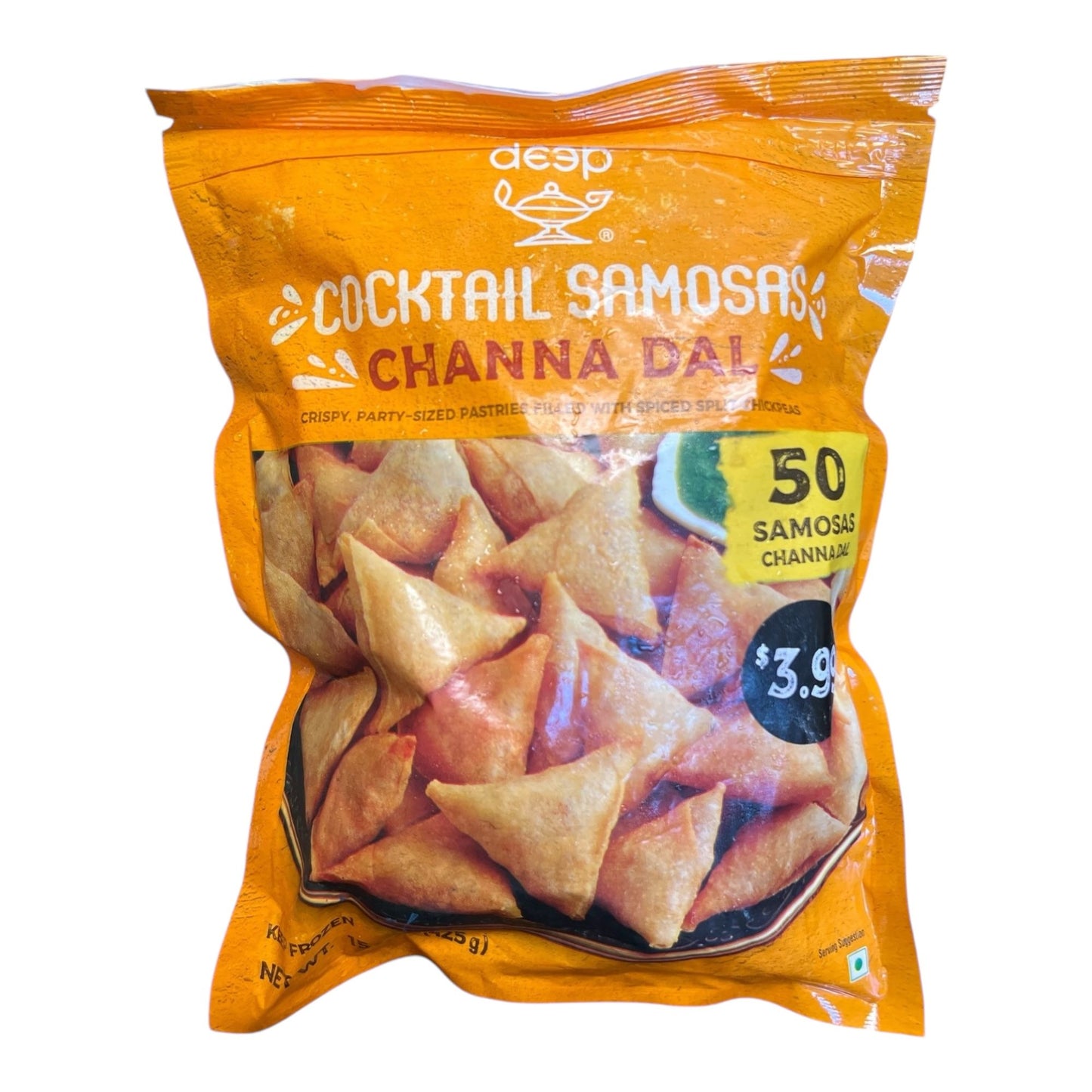 Frozen Deep Cocktail Channa Dal Samosa (Pack of 50)