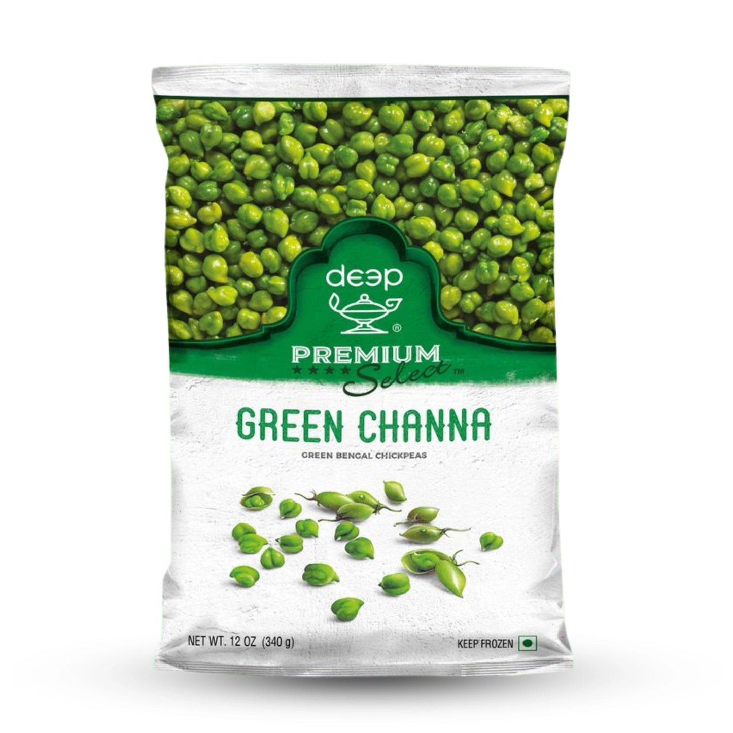 Frozen Deep Green Chana 12 Oz