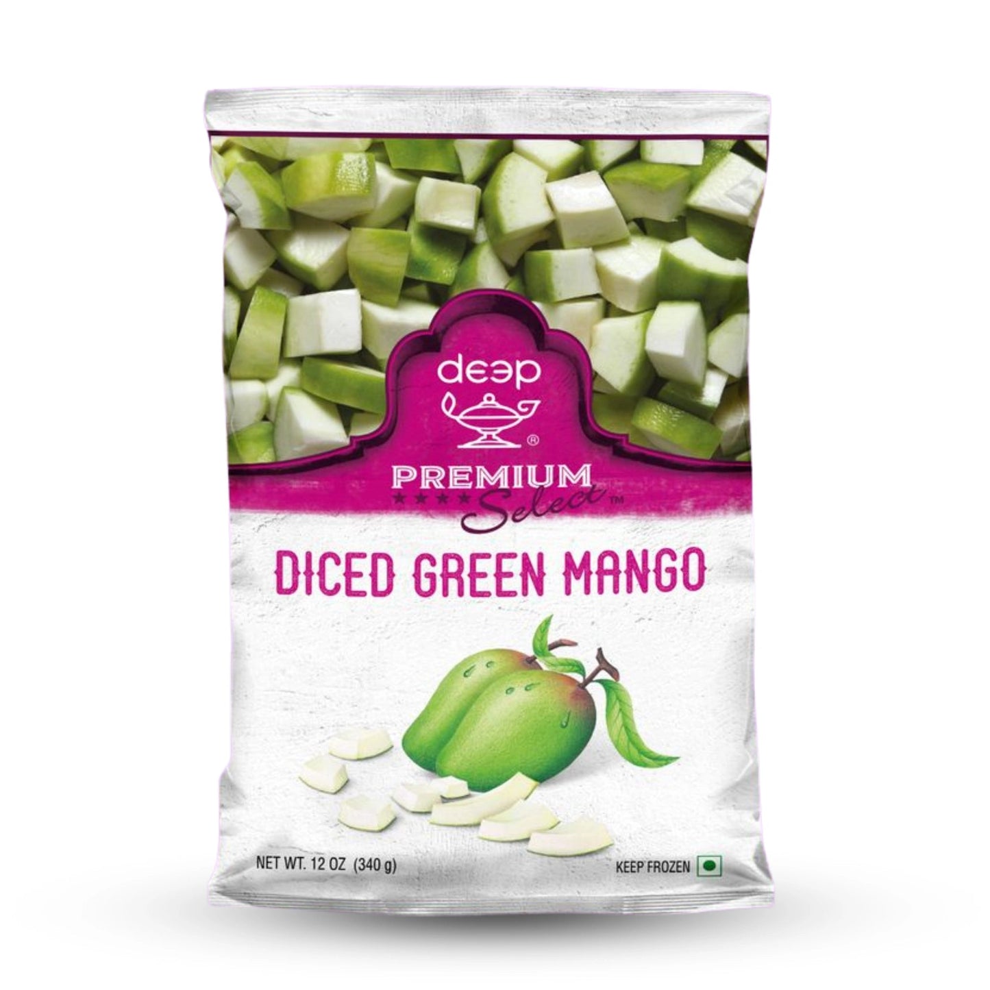 Frozen Deep Green Mango 12 Oz