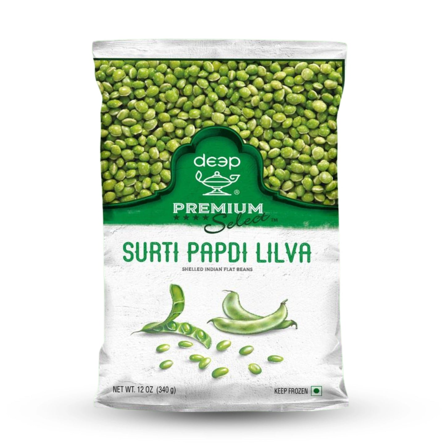 Frozen Deep Surti Papdi Lilva 12 Oz