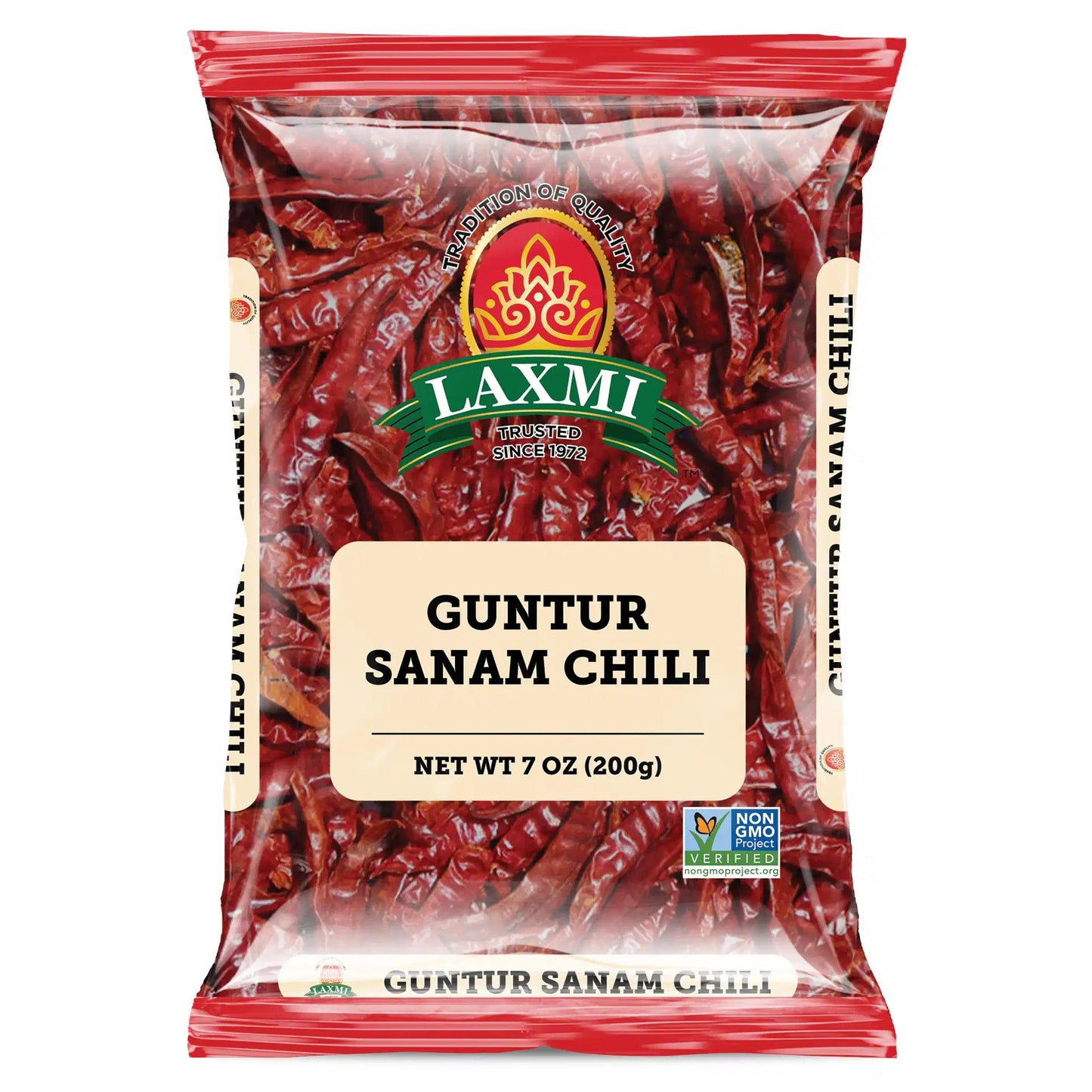 Laxmi Guntur Sannam Chilli Whole 7 Oz