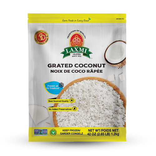 Frozen Laxmi Grated Coconut 400 Gm