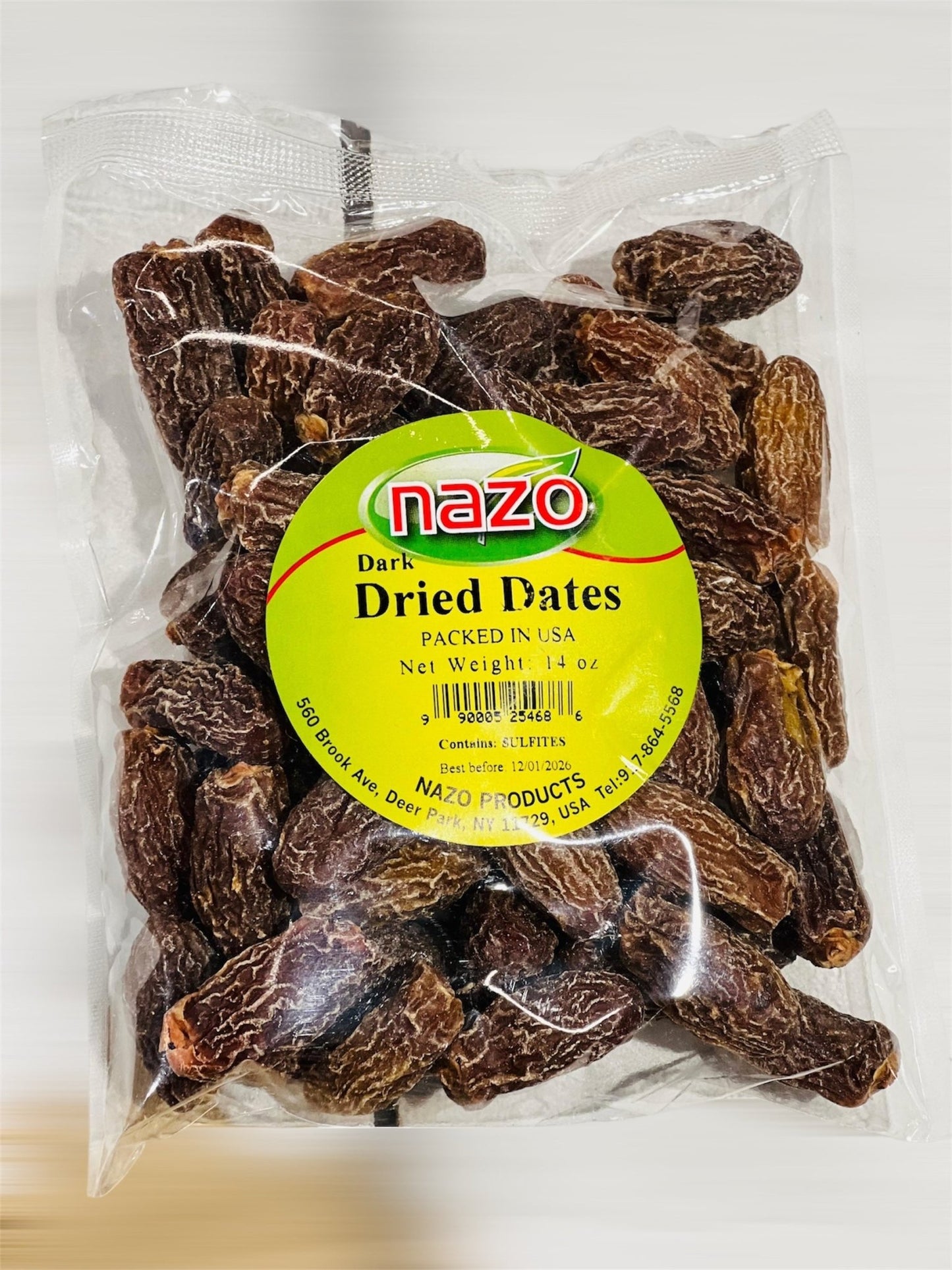 Nazo Dark Dried Dates 14 Oz