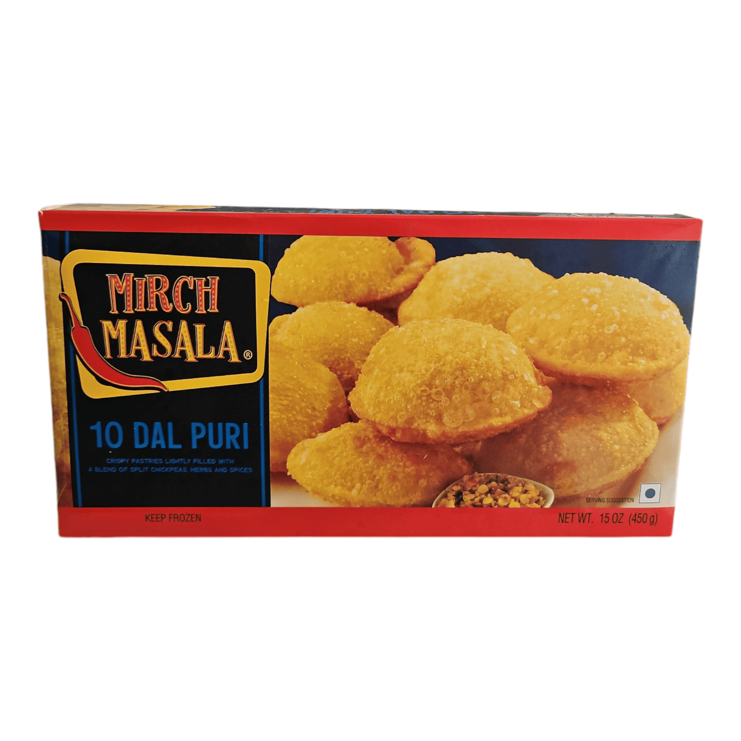 Mirch Masala Dal Puri (Pack of 10)