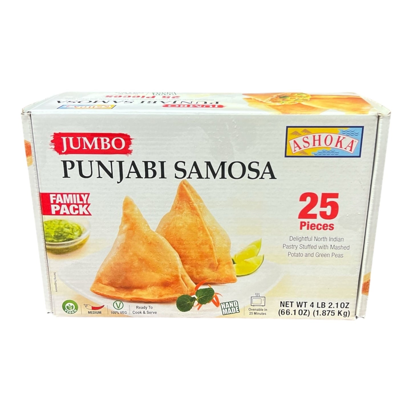 Ashoka Jumbo Punjabi Samosa (Pack of 25)