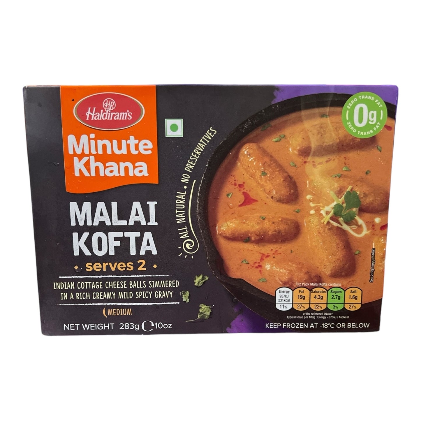 Frozen Haldiram Malai Kofta 283 Gm