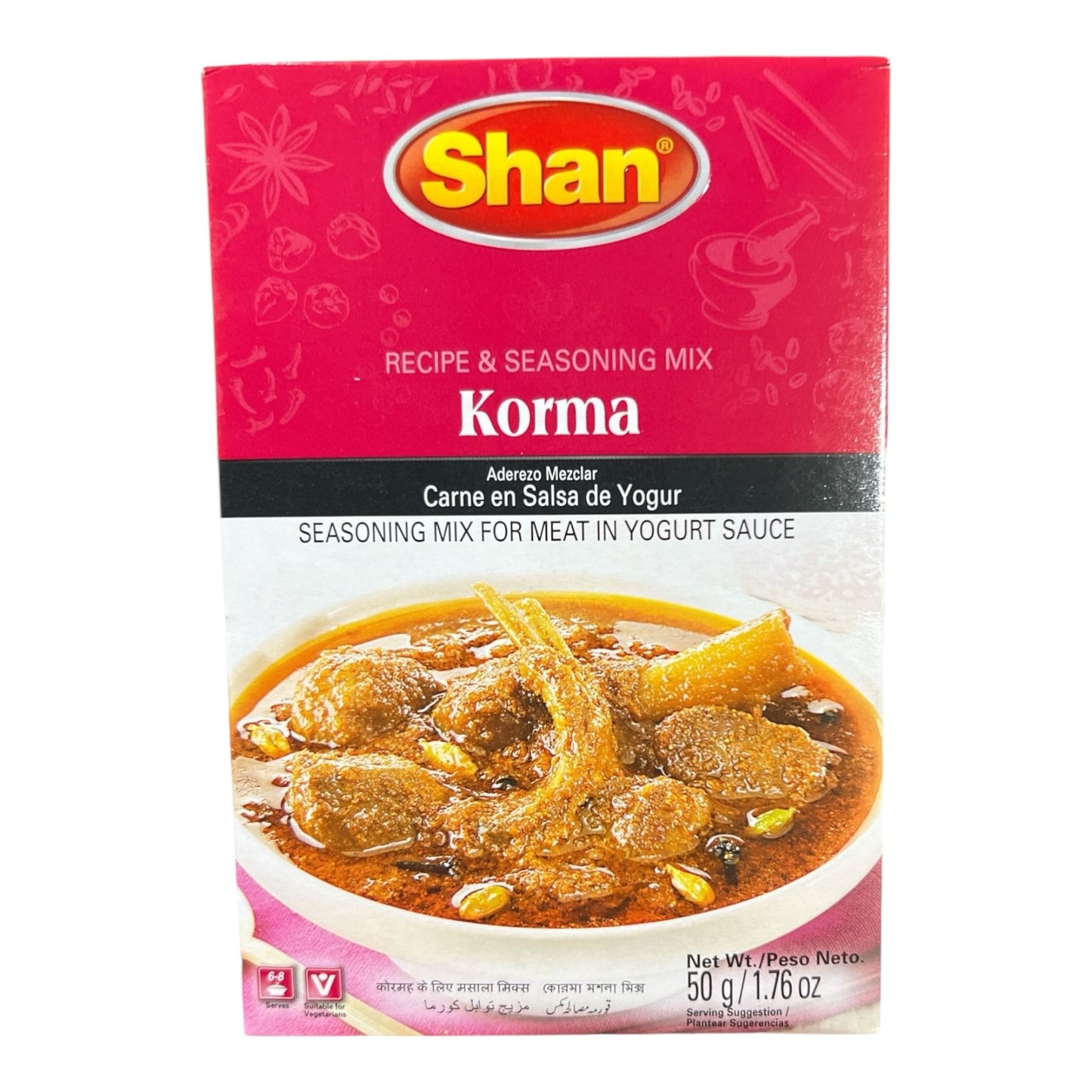 Shan Korma Masala Seasoning Mix 50 Gm