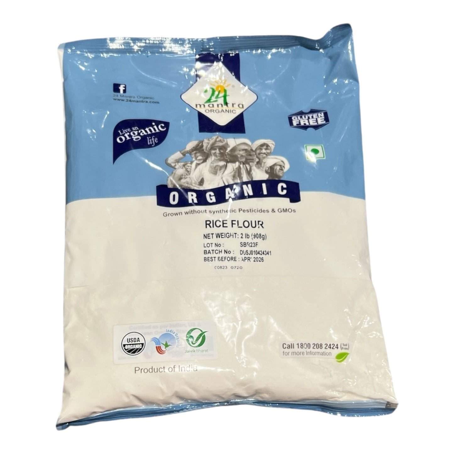24M Organic Rice Flour 2 Lb
