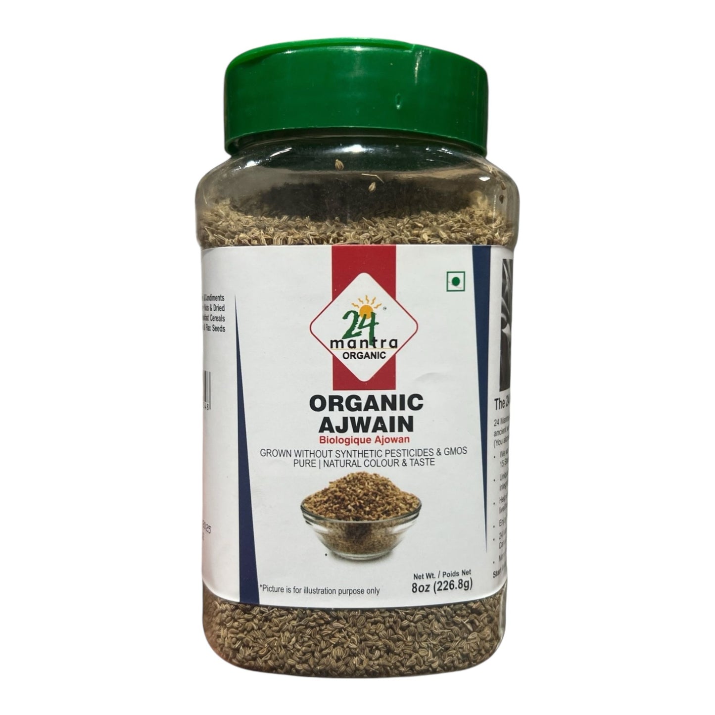 24M Organic Ajwain 8 Oz