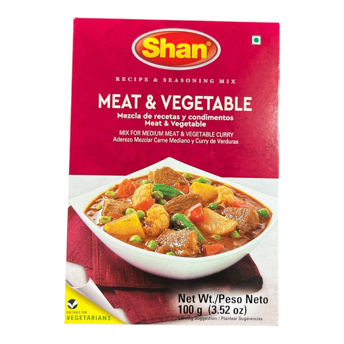 Shan Meat & Vegetable Seasoning Mix 100 Gm