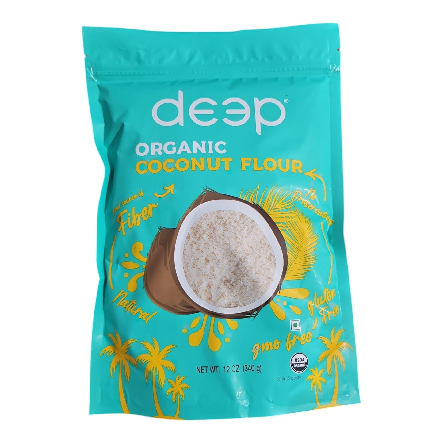 Deep Organic Coconut Flour 12 Oz