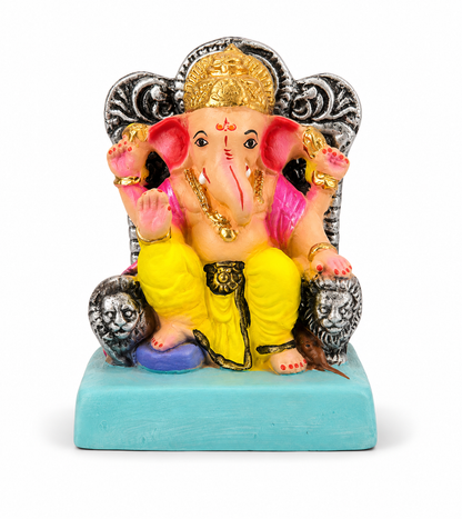 Ganesh Idol 6" (coloured)