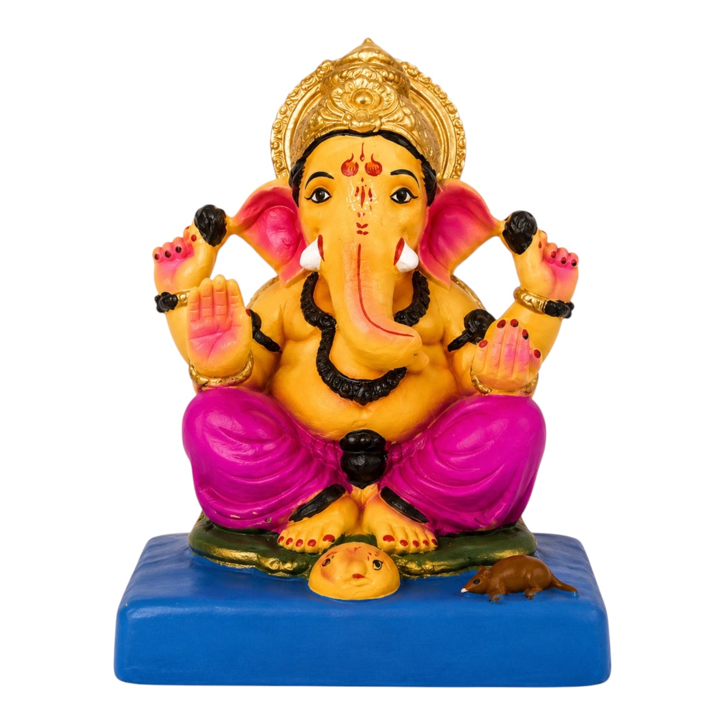 Ganesh Idol 10" (coloured)