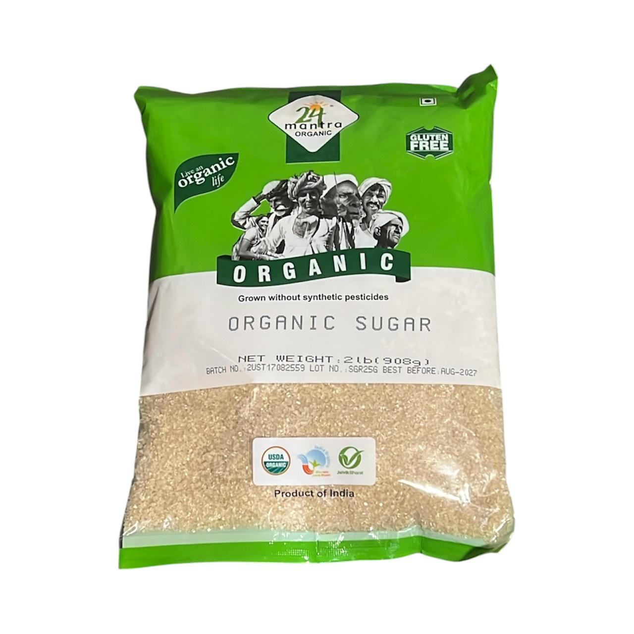 24 Organic Sugar 2 LB