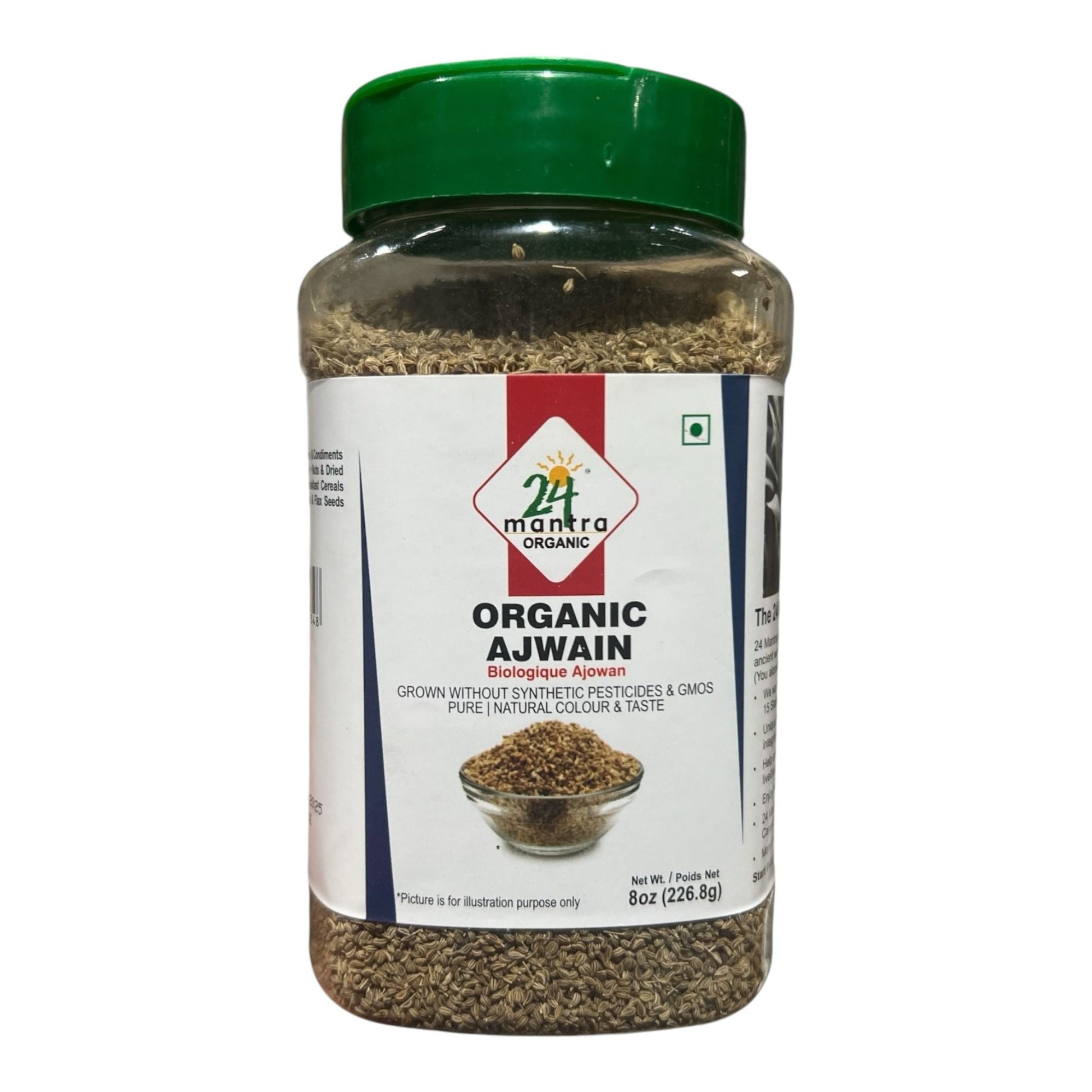 24M Organic Ajwain 8 Oz