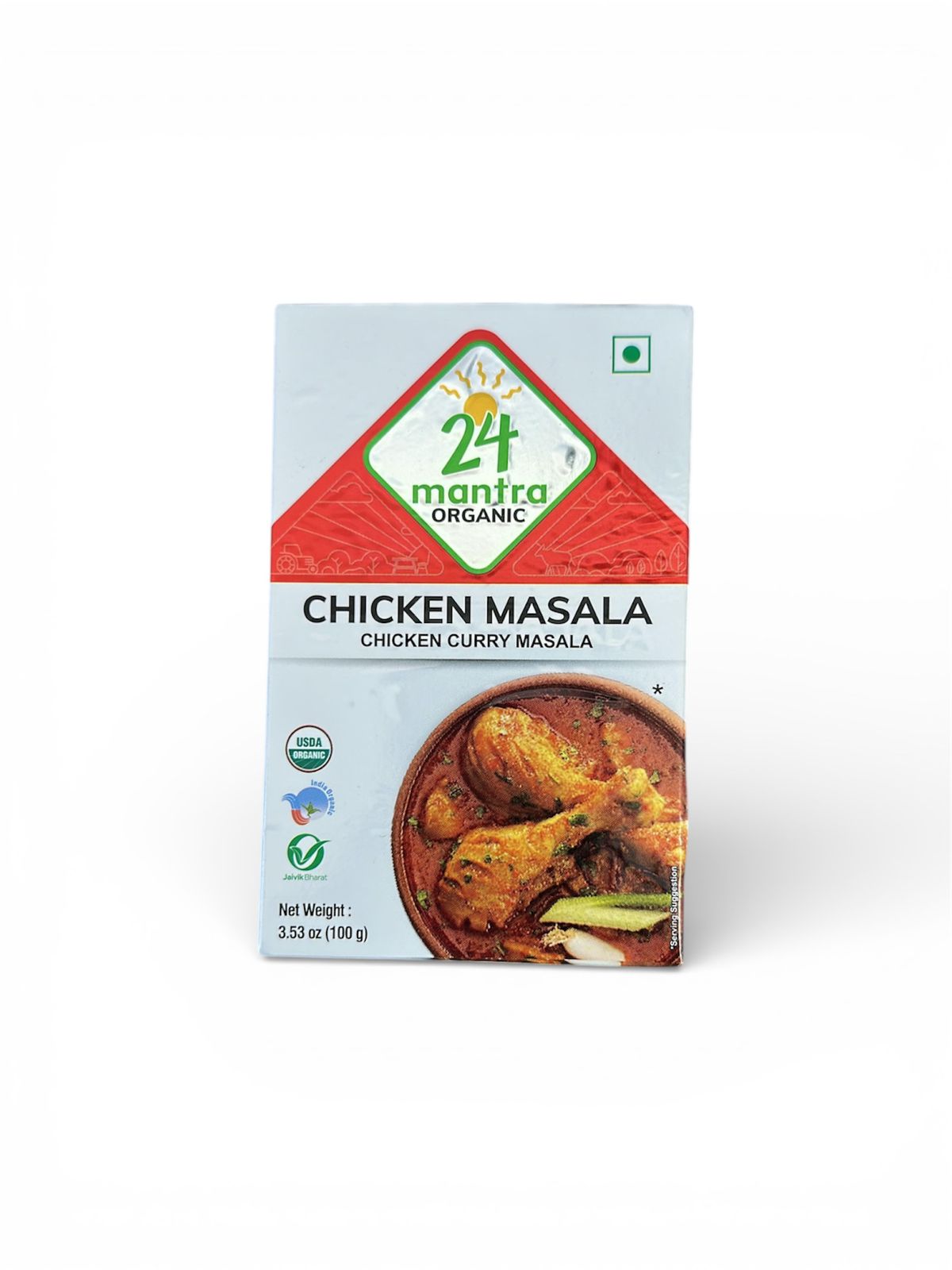 24M Organic Chicken Curry Masala 3.5 oz