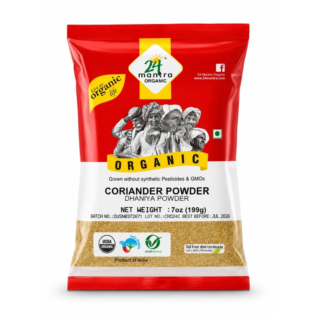 24M Organic Coriander Powder 7 Oz