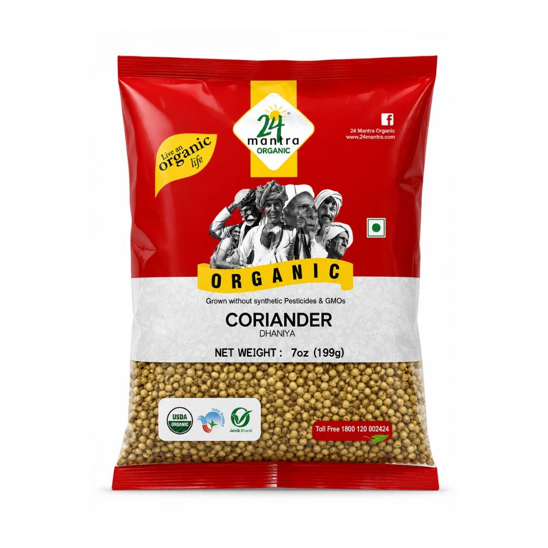 24M Organic Coriander Seed 7 Oz