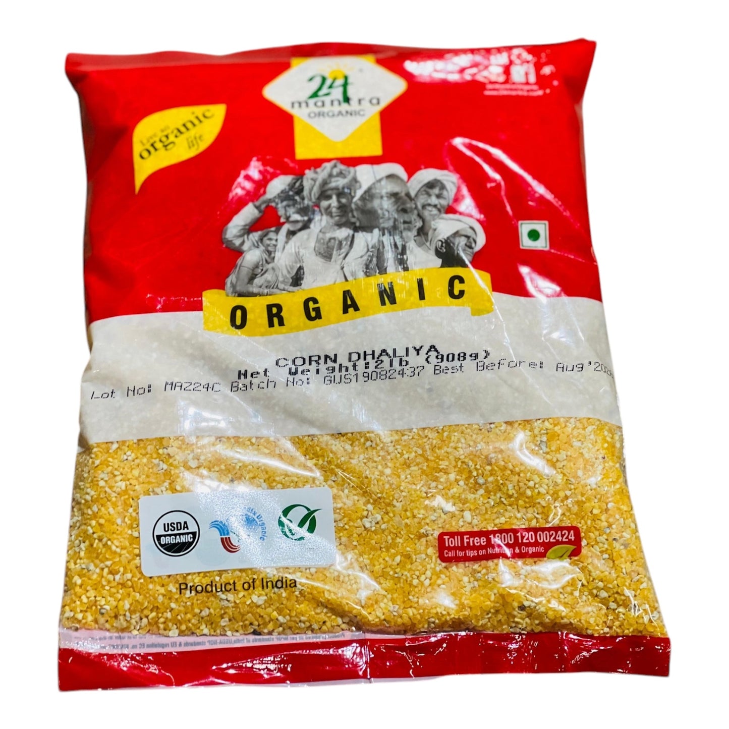 24M Organic Corn Daliya 2lb