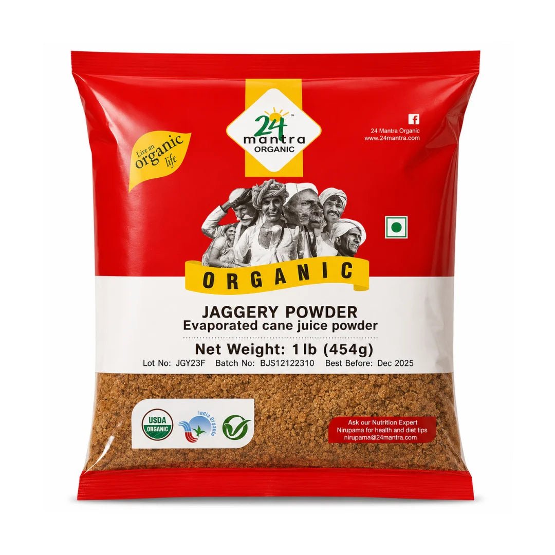 24M Organic Jaggery Powder 1 Lb