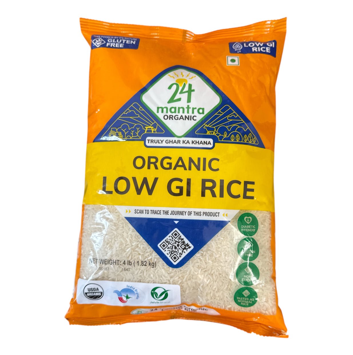 24M Organic Low GI Rice 4 LB