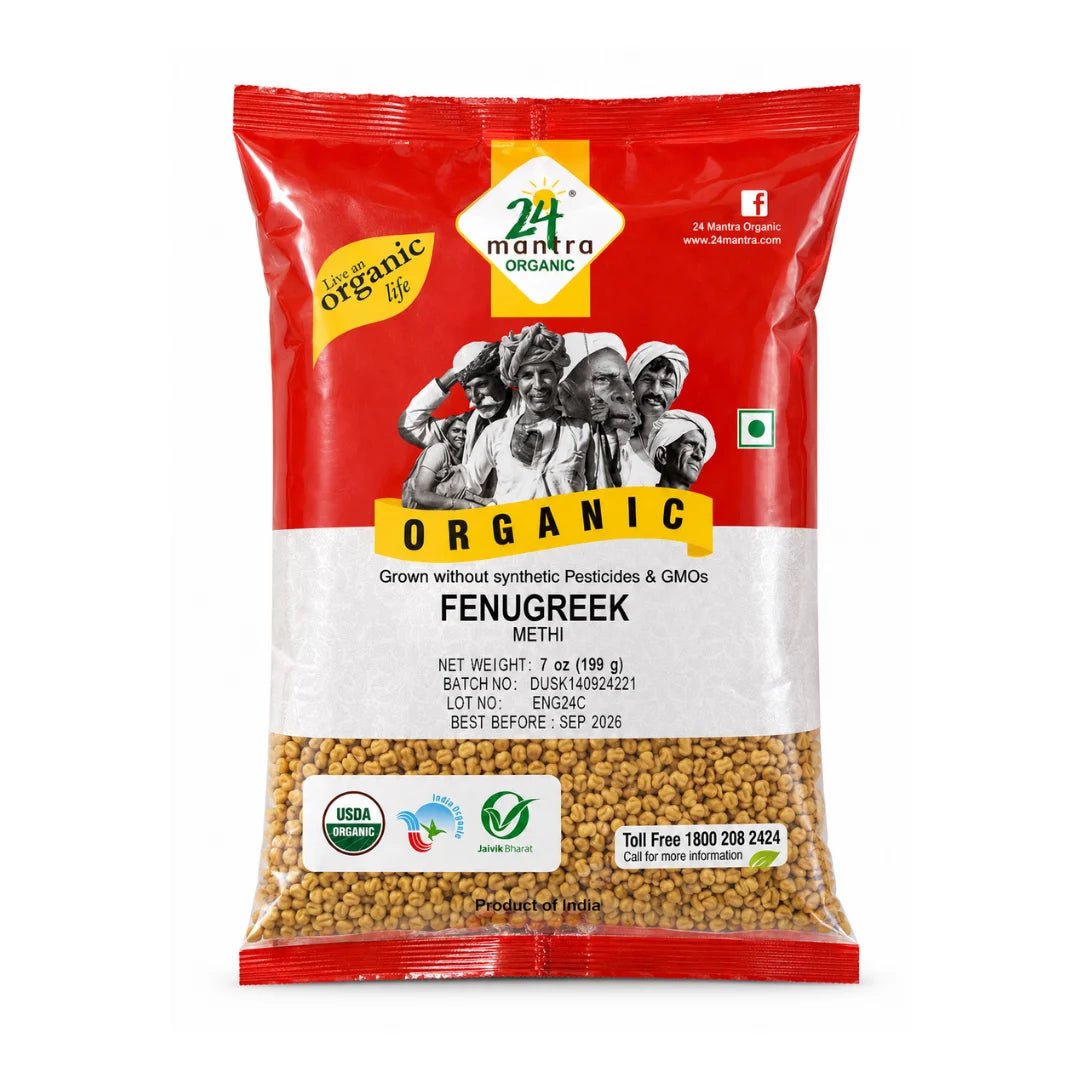 24M Organic Methi Seeds 7 Oz