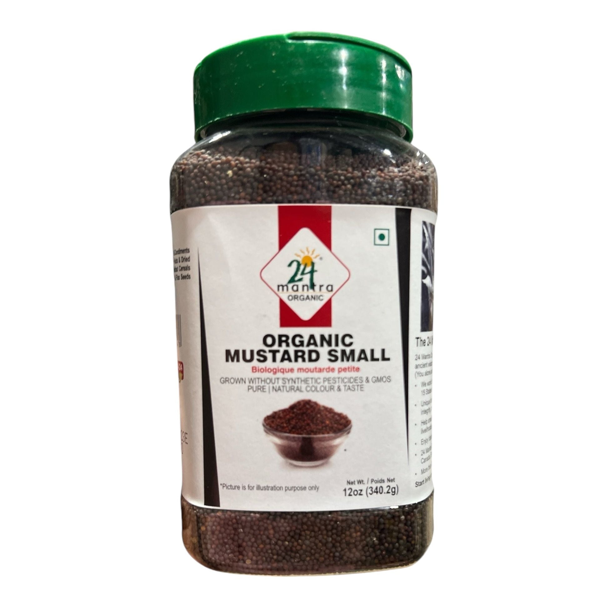 24M Organic Mustard Small 12 Oz