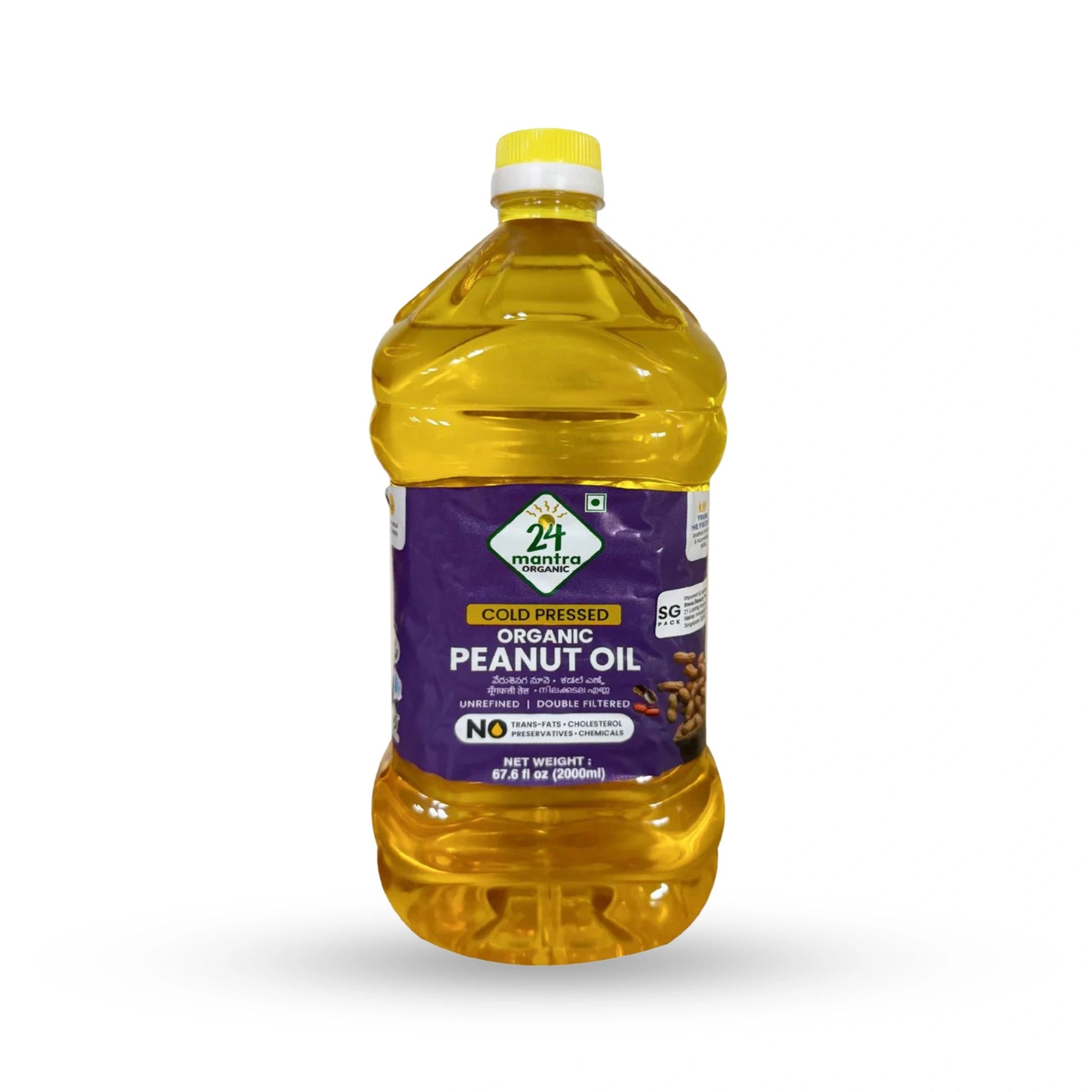 24M Organic Peanut Oil 2 Ltr