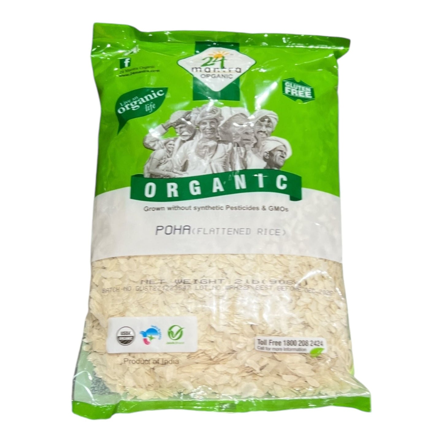 24M Organic Poha 2 Lb