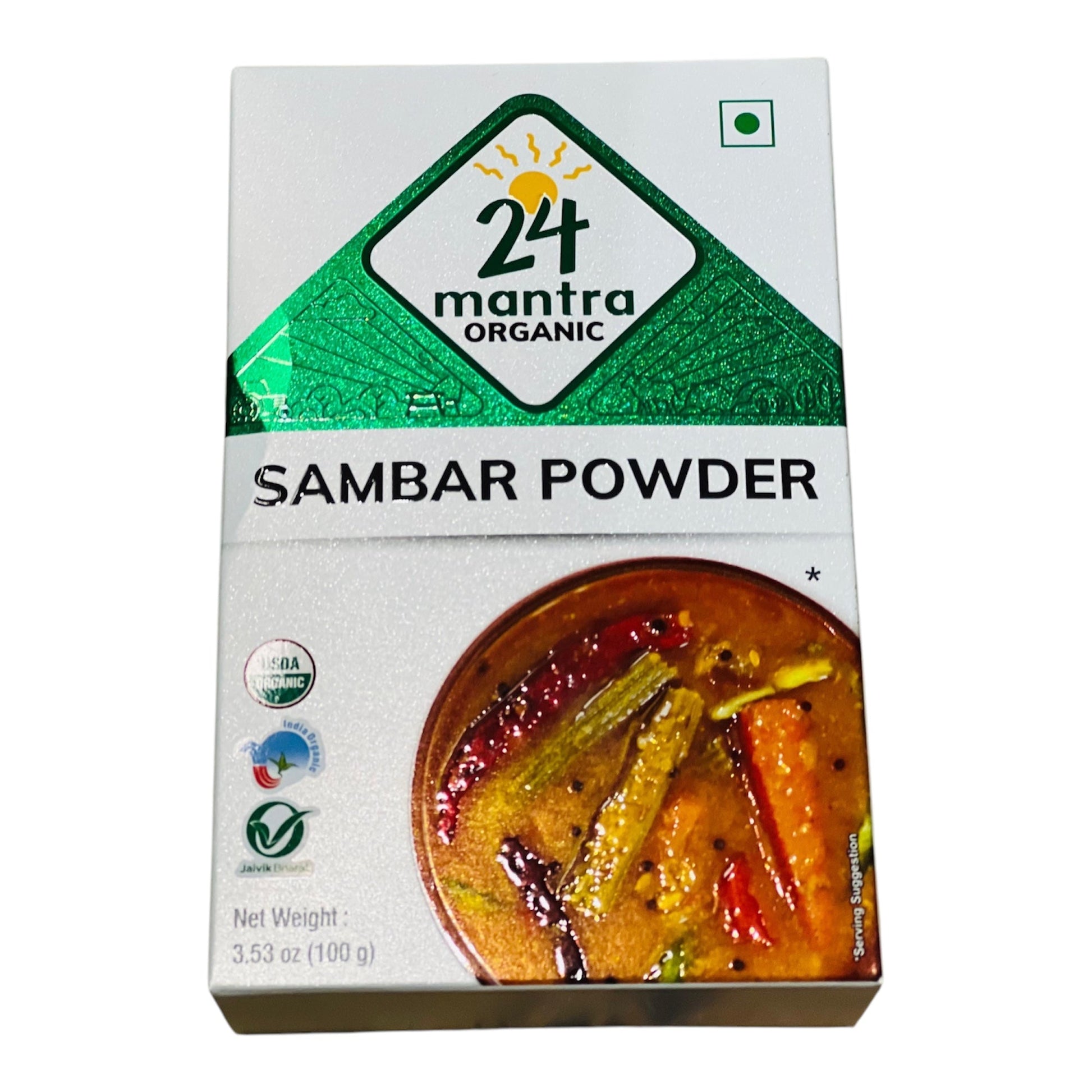 24M Organic Sambar Powder 3.5 oz