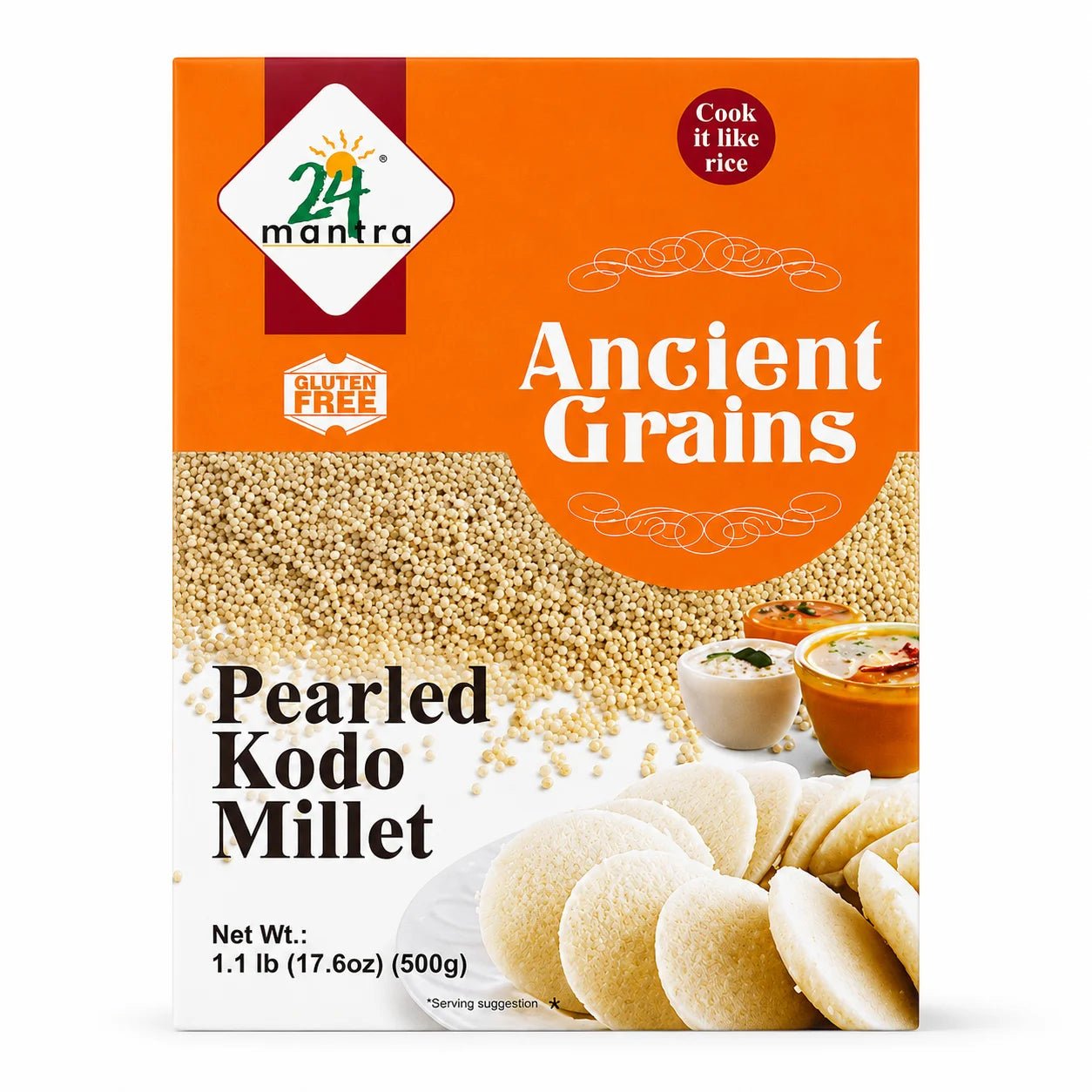24M Pearled Kodo Millet 500 Gm