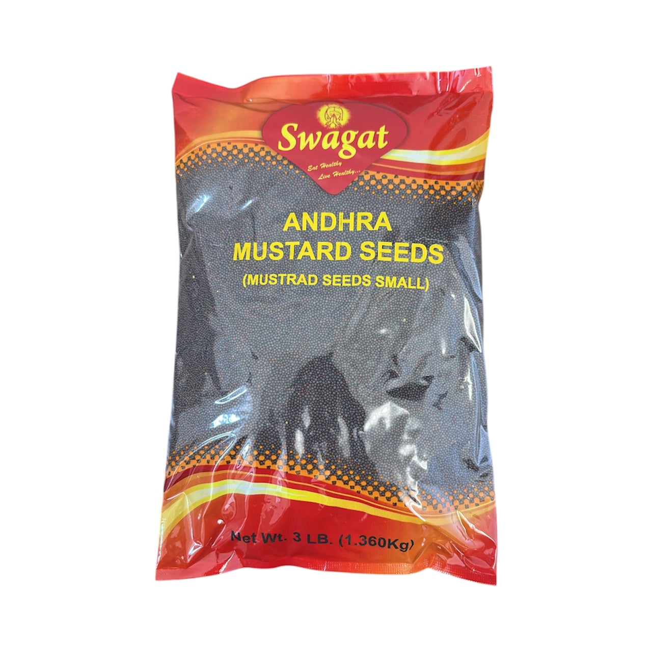 Swagat Andhra Mustard Seeds (small) 3 LB
