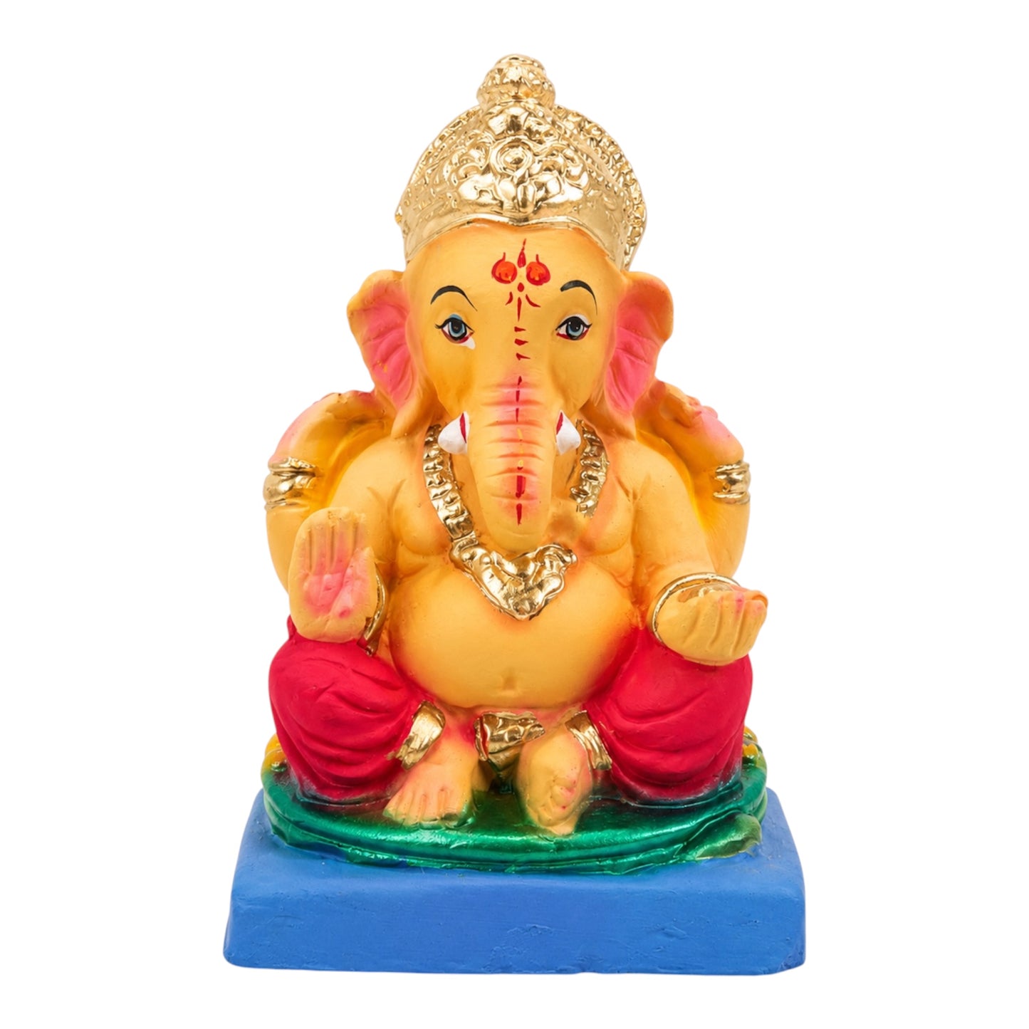 Ganesh Idol 8" (Coloured)