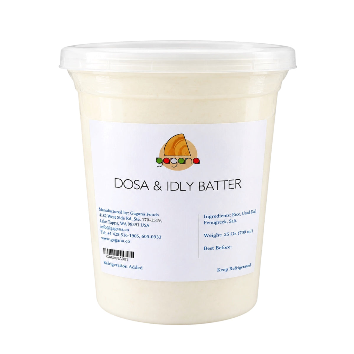 Gagana Dosa Idli Batter 25 Oz