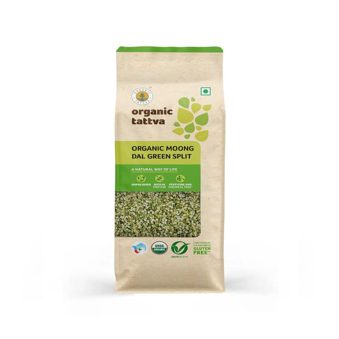 Organic Tattva Moong Dal Split 4 LB