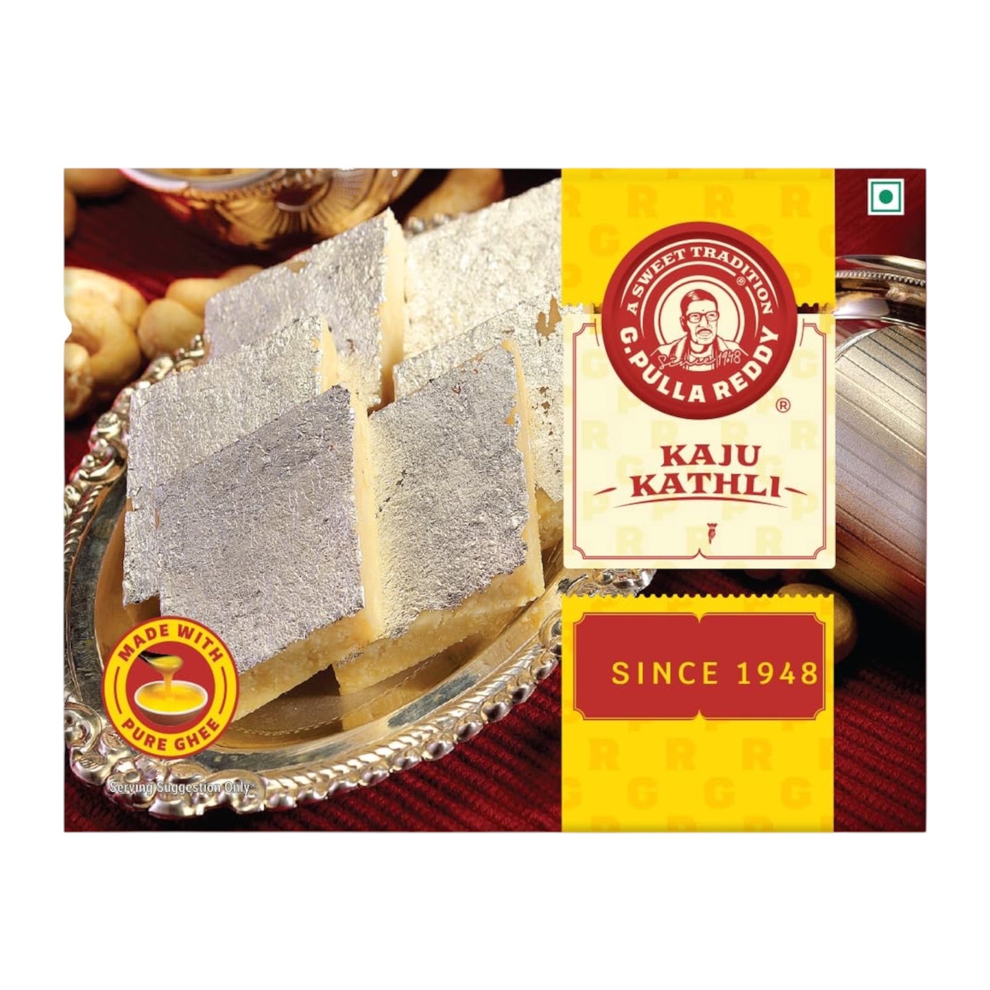 G Pulla Reddy Kaju Kathli 250 Gm
