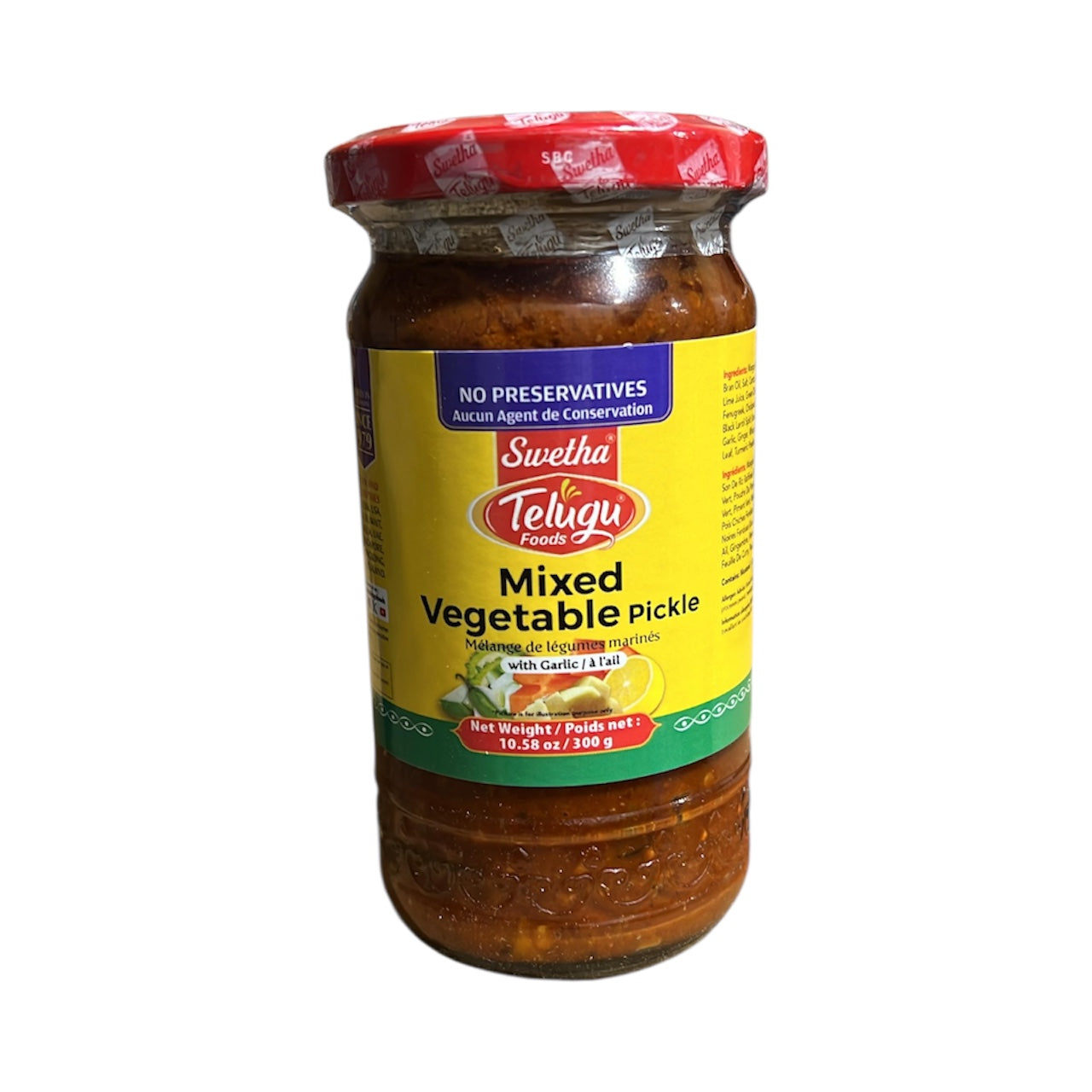 Telugu Foods Mix Veg Pickle 300 GM