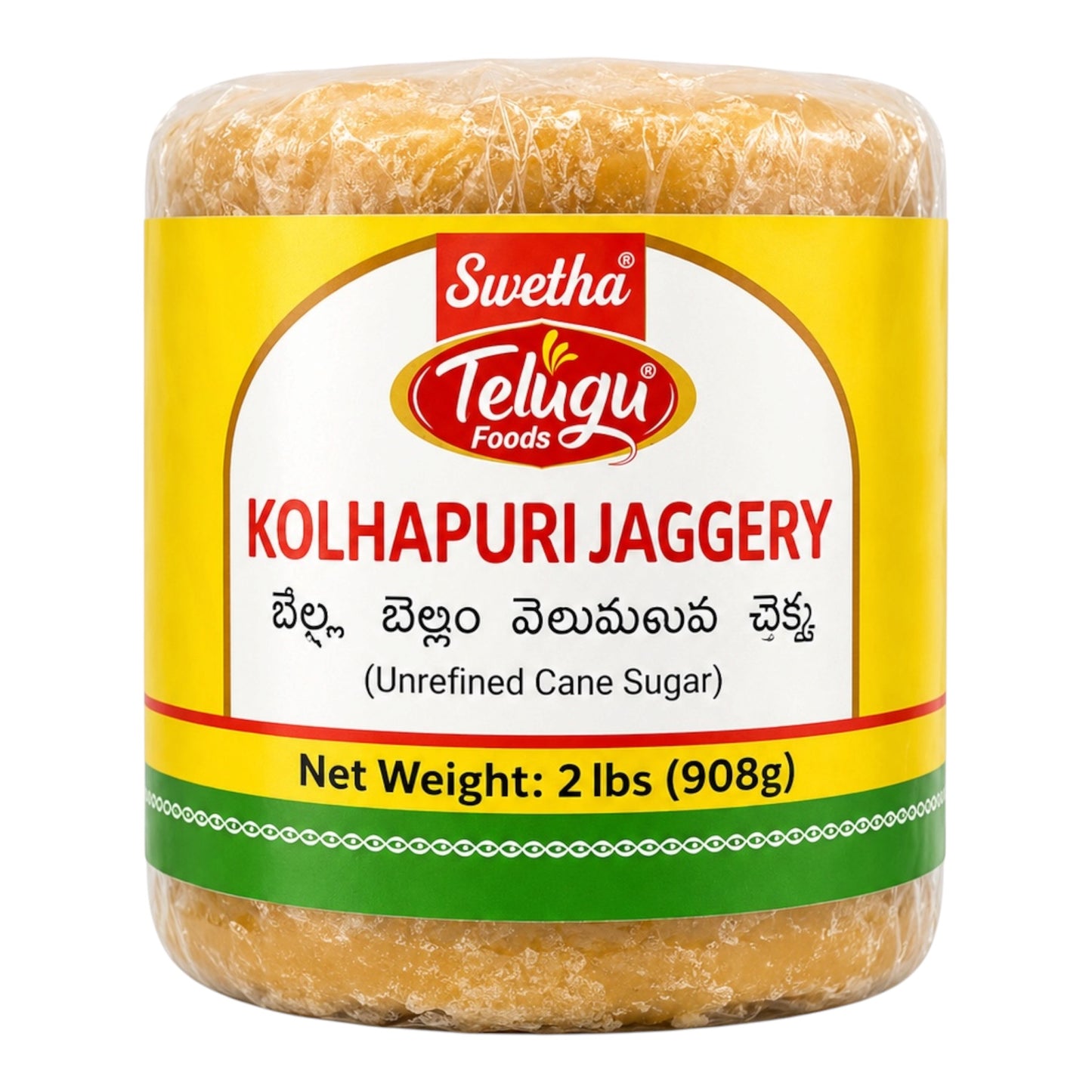 Telugu Foods Kolhapur Jaggery Cone 2 LB