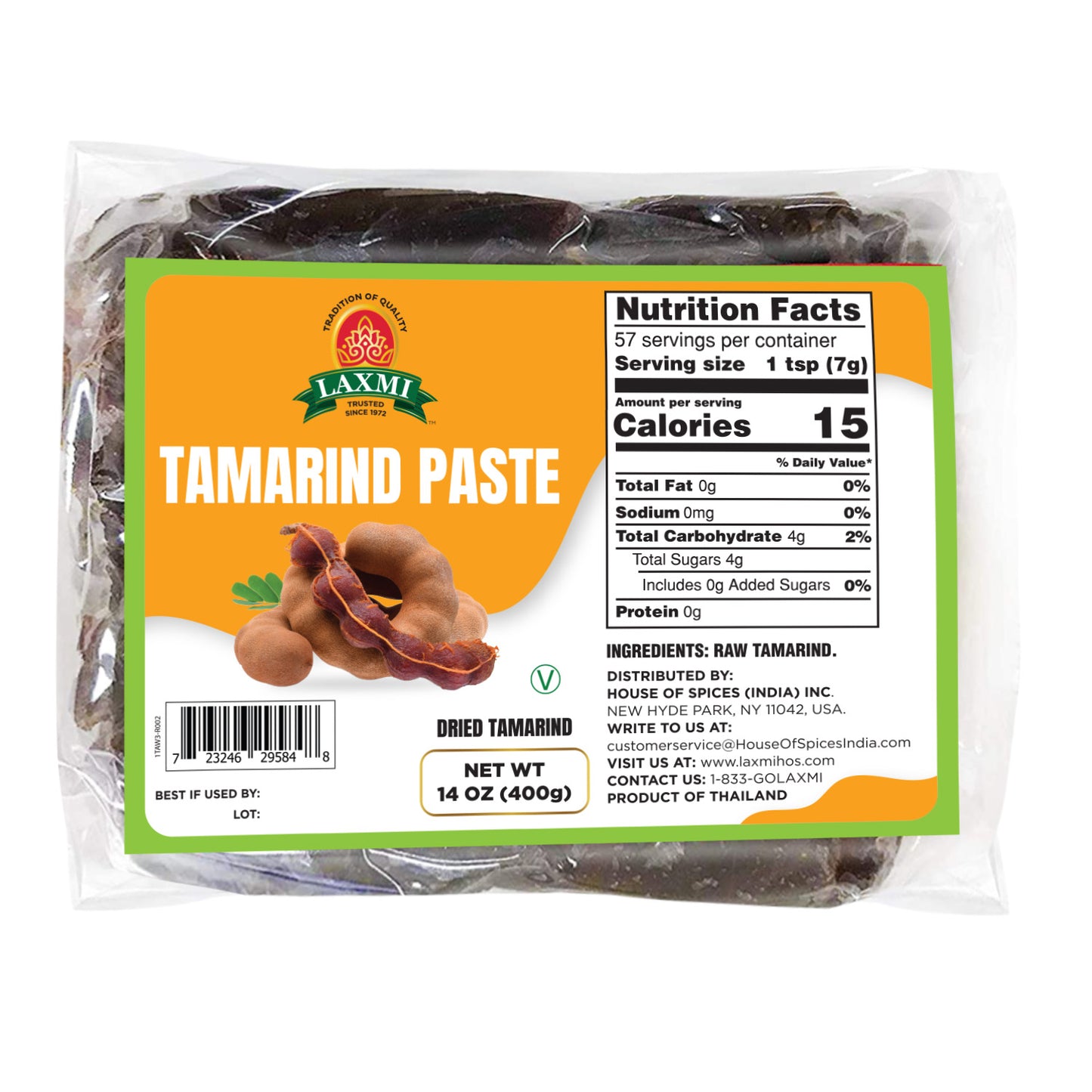 Laxmi Wet Tamarind Paste 400 GM