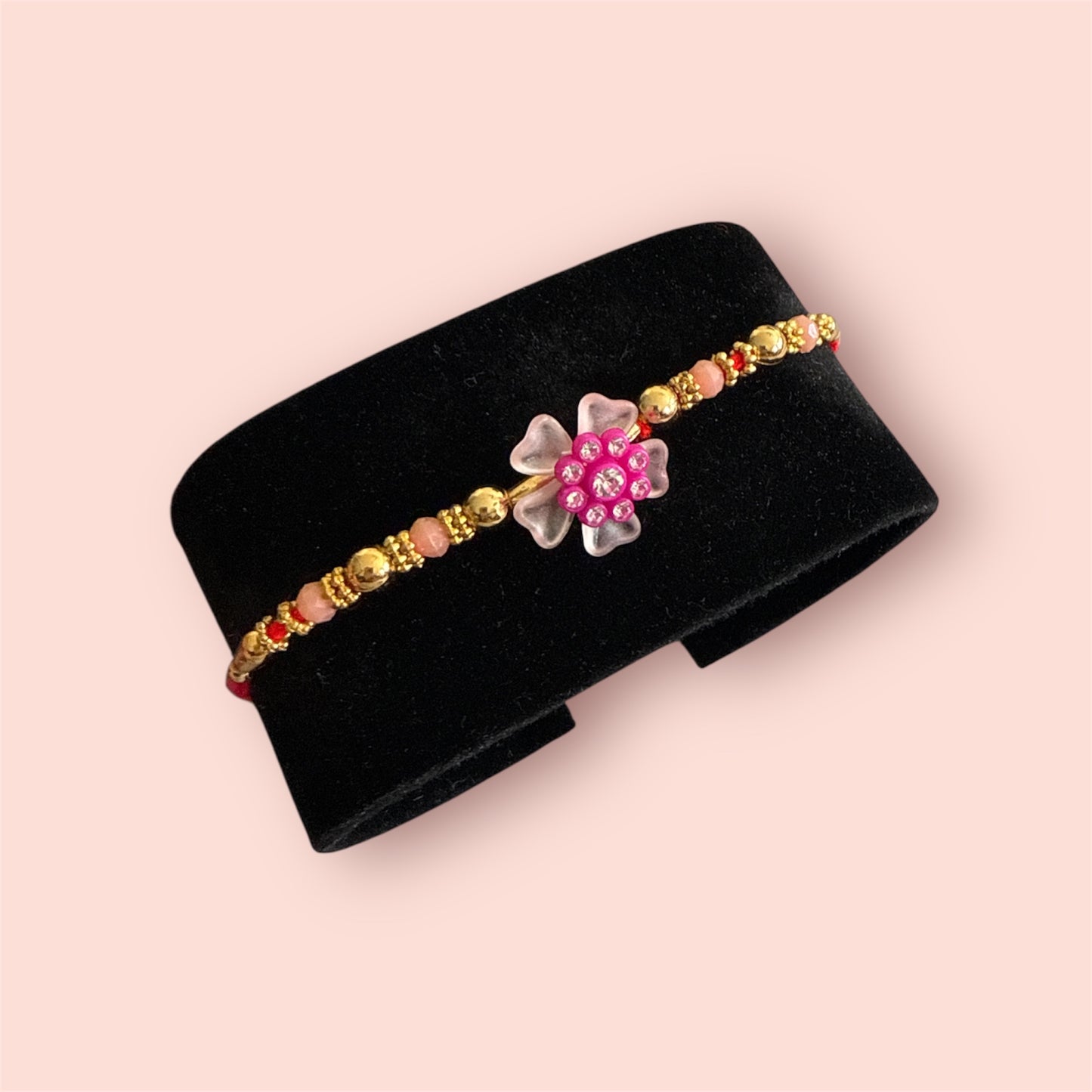 Rakhi Floral Beaded