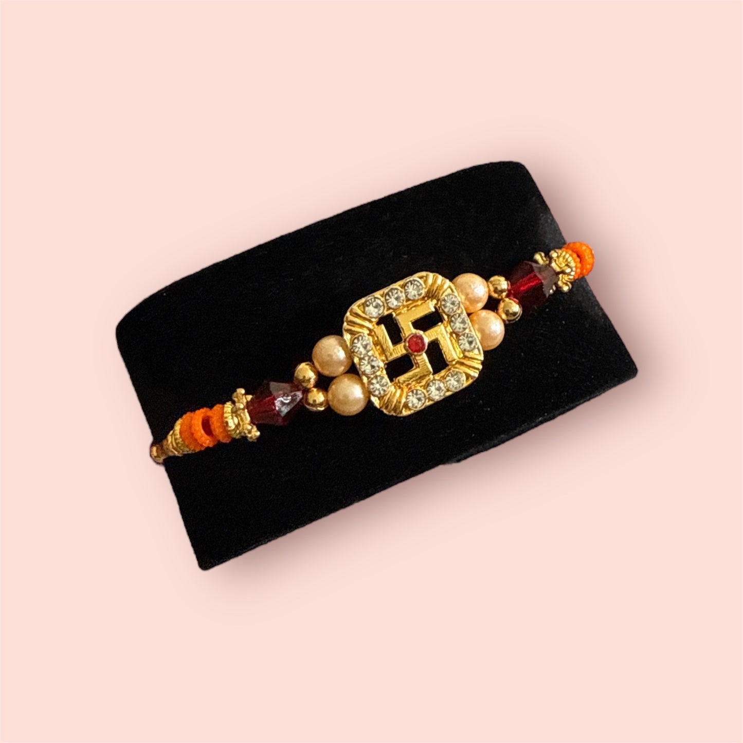 Rakhi Swastik Beaded