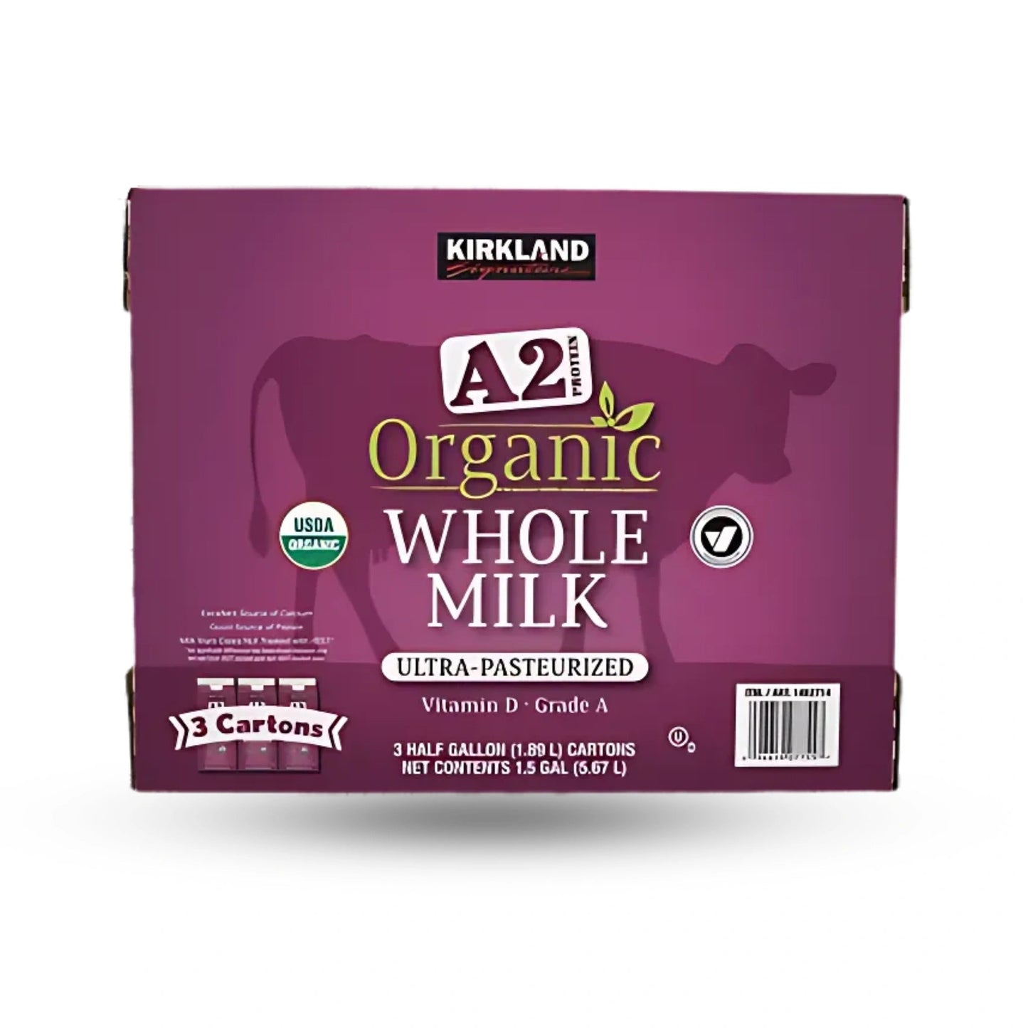 A2 Organic Whole Milk Pack of 3