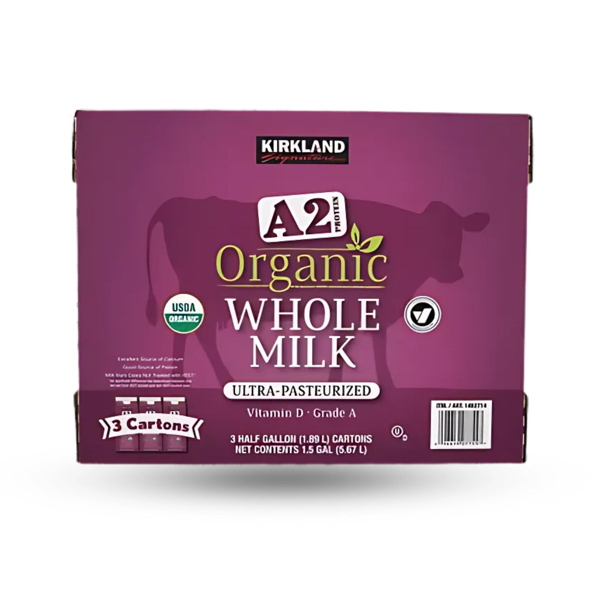 A2 Organic Whole Milk Pack of 3