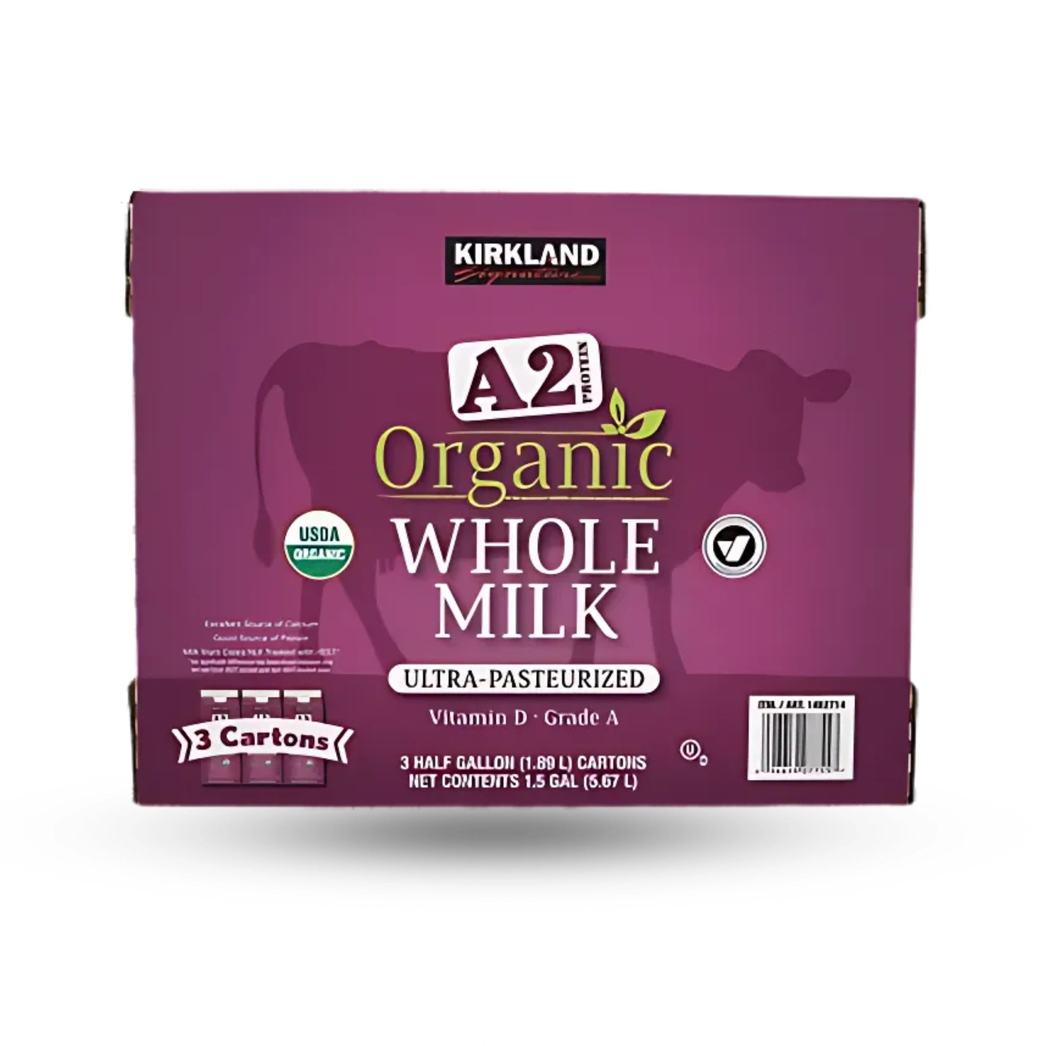 A2 Organic Whole Milk Pack of 3